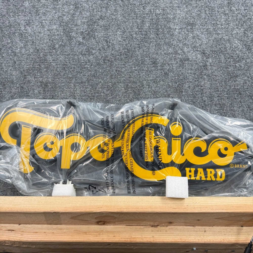Topo Chico LED‎ Sign OS Black Yellow Hard Seltzer Bar Decor NEW with box
